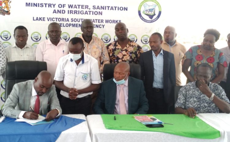  BOMET AND KERICHO COUNTIES REACH AGREEMENT ON HOW TO MANAGE ITARE WATER PROJECT