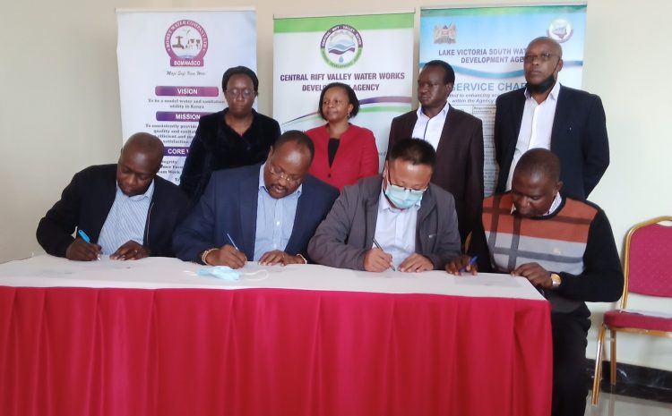 BOMET MULOT-LONGISA WATER SUPPLY & SANITATION PROJECT SITE HANDOVER