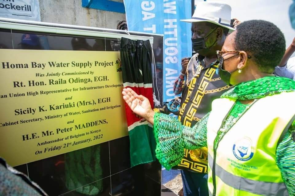 COMMISSIONING OF HOMA BAY CLUSTER WATER SUPPLY PROJECT