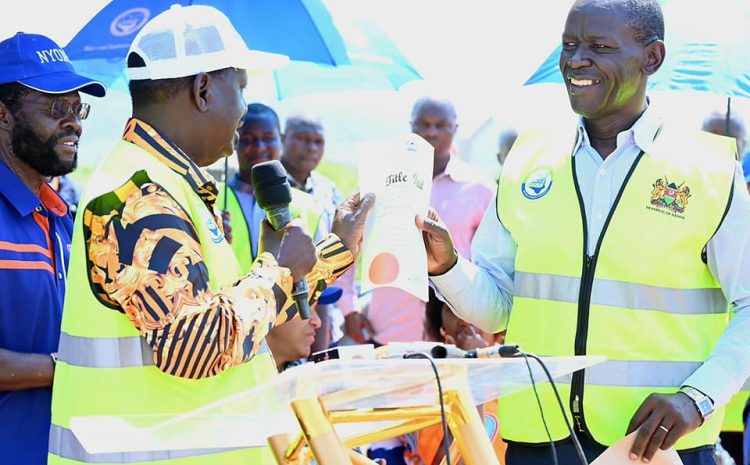  RAILA LAUNCHES OTONGLO-WATER SUPPLY PROJECT
