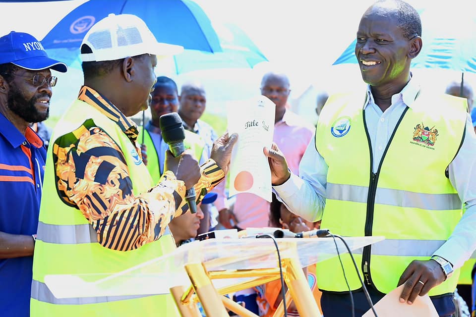  RAILA LAUNCHES OTONGLO-WATER SUPPLY PROJECT