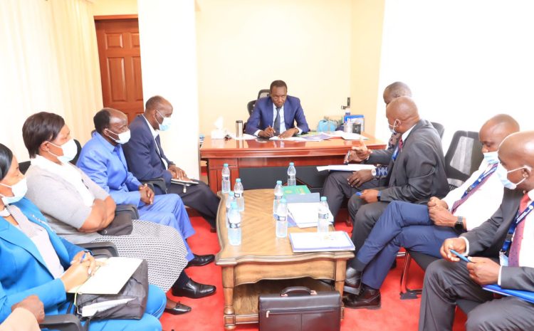 COURTESY CALL TO KISII GOVERNOR
