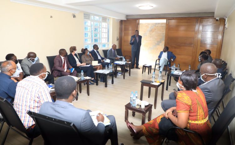  LVSWWDA & KfW COURTESY CALL ON KISII COUNTY GOVERNOR