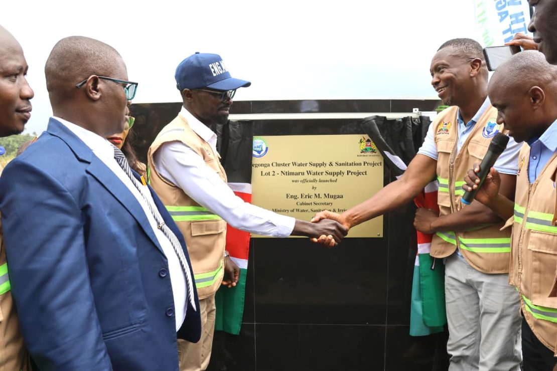  COMMISSIONING OF WATER PROJECTS IN KURIA EAST CONSTITUENCY