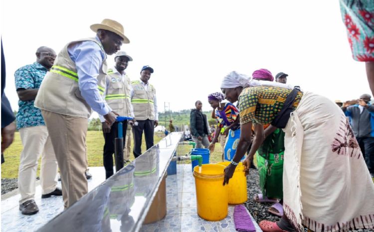  President Ruto Commissions Ugunja-Sega-Ukwala Water and Sanitation Project inSiaya County